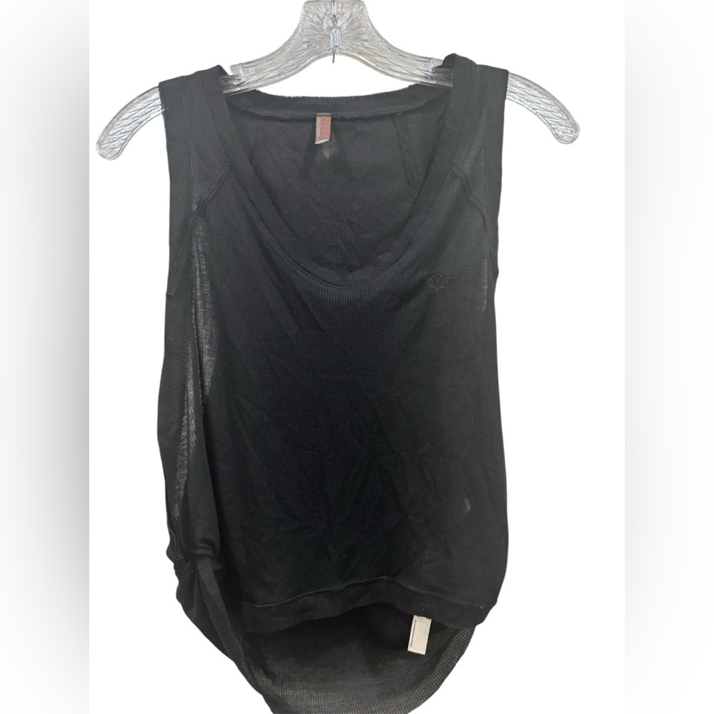 FP Movement by Free People Black Scoop Neck Athletic Tank